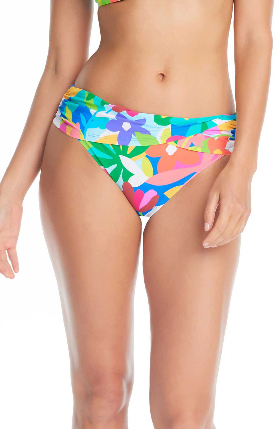 Swim Systems Bikini Bottom Jade V Front solid