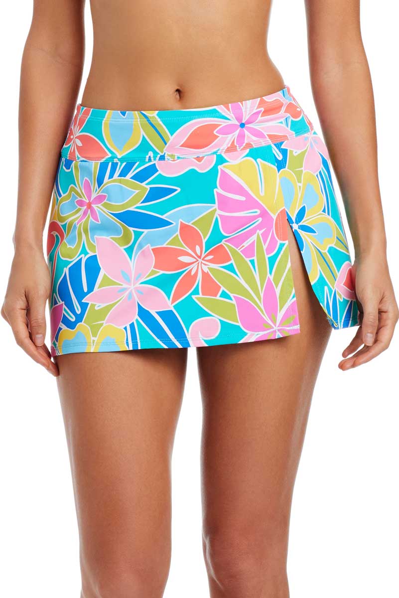 Bleu: Barcelona Bloom High Waist Skirted Bottom