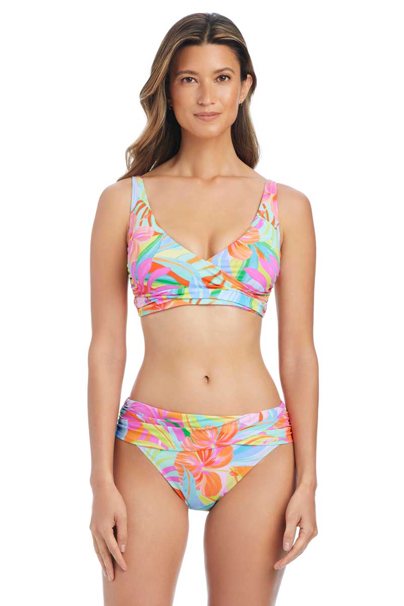 Bleu: Bellissimo Botanica Wrap Bra Bikini Top