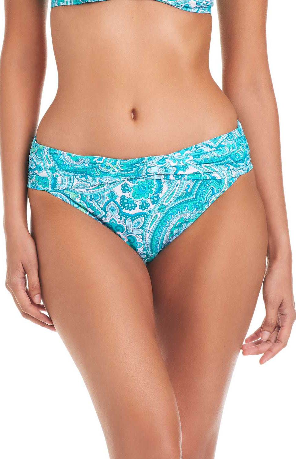 Bleu: Coastal Cool Sarong Hipster Bikini Bottom