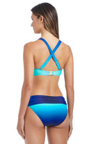 Bleu: Desert Mirage Over The Shoulder Underwire Bra