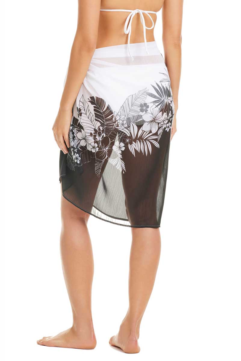 Bleu: Double Duty Chiffon Pareo