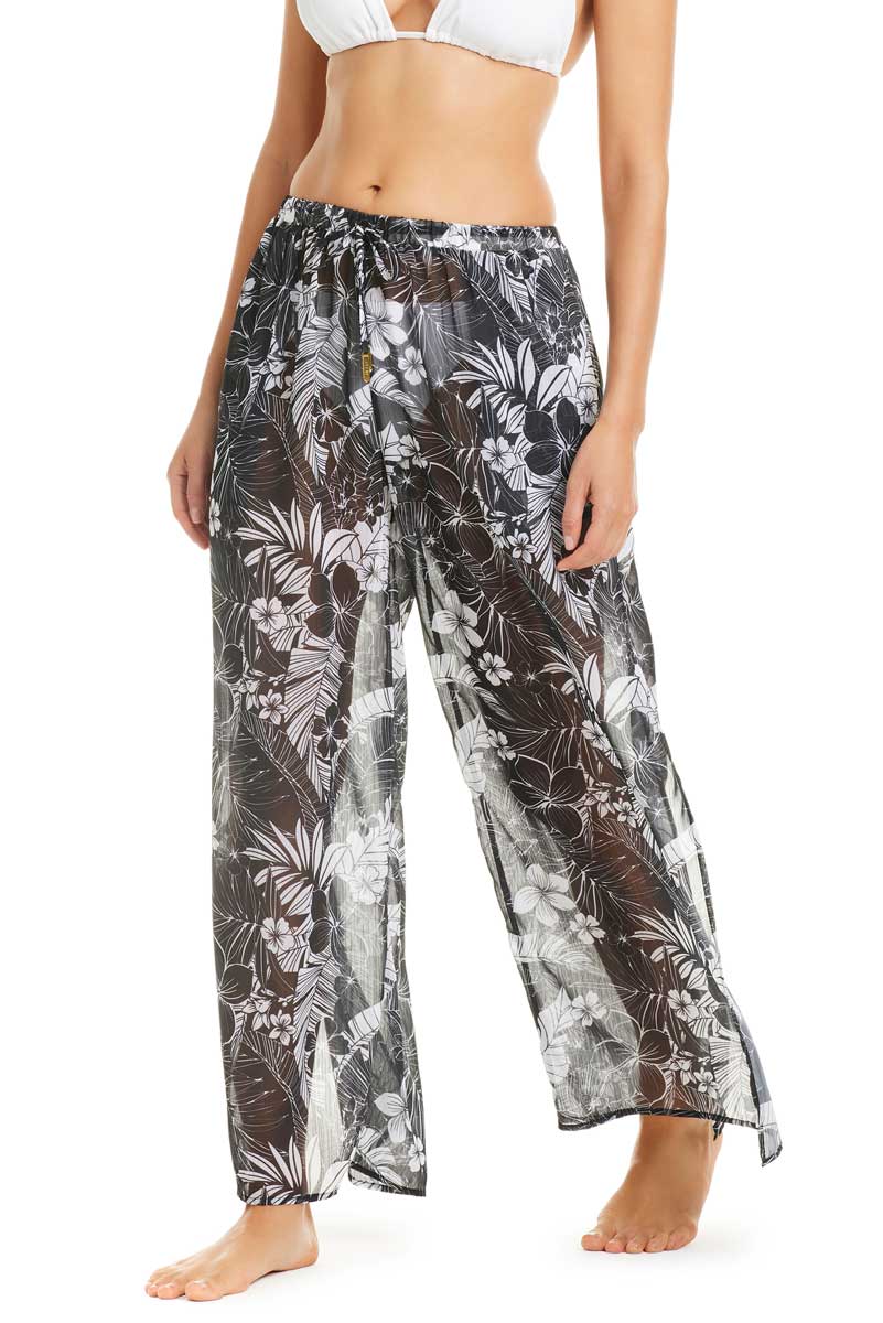 Bleu: Double Duty Side Slit Pant