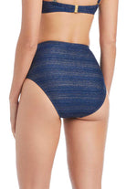 Bleu: Golden Hour Solid High Waist Bikini Bottom