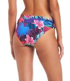 Bleu: Hawaiian Punch Sarong Hipster Bikini Bottom