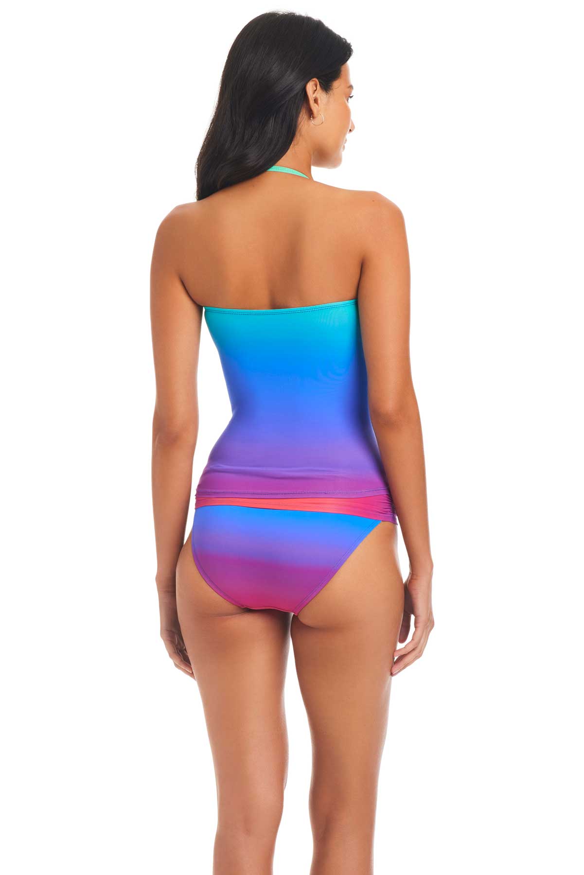 Bleu: Heat Of The Moment Twist Bandeau Tankini Top