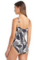 Bleu: Island Time Scoop Neck Tankini Top