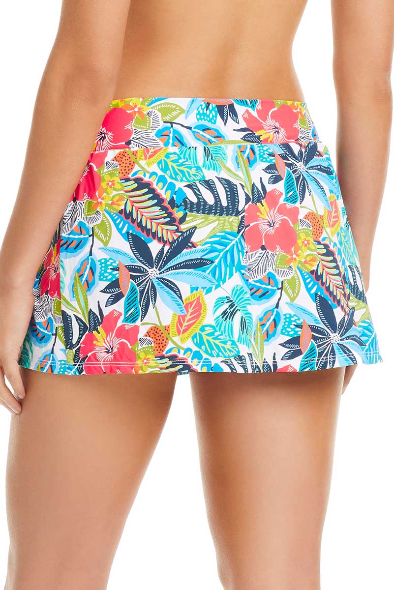 Bleu: Living Is Easy Draped Skirted Hipster Bottom