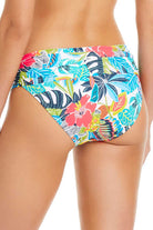 Bleu: Living Is Easy Sarong Hipster Bikini Bottom