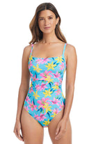 Bleu: One Piece Lush Life Scoop Neck Mio Swimsuit