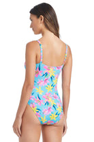 Bleu: One Piece Lush Life Scoop Neck Mio Swimsuit