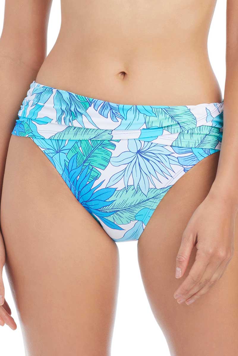 Bleu: Riviera Retreat Sarong Hipster Bikini Bottom