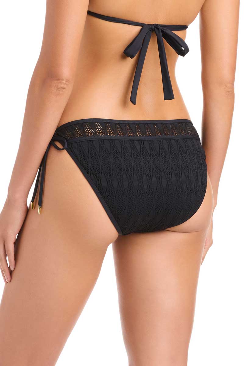 Bleu: Sunkissed Crochet Tie Side Hipster Bikini Bottom