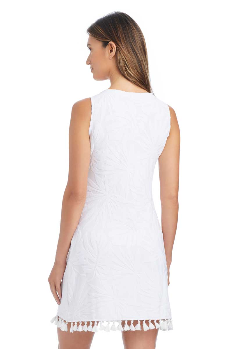 Bleu: Tropical Tango A-Line Dress