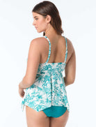 Coco Reef: Dreamscape Goddess Bra Sized Underwire Bandeau Tankini Top