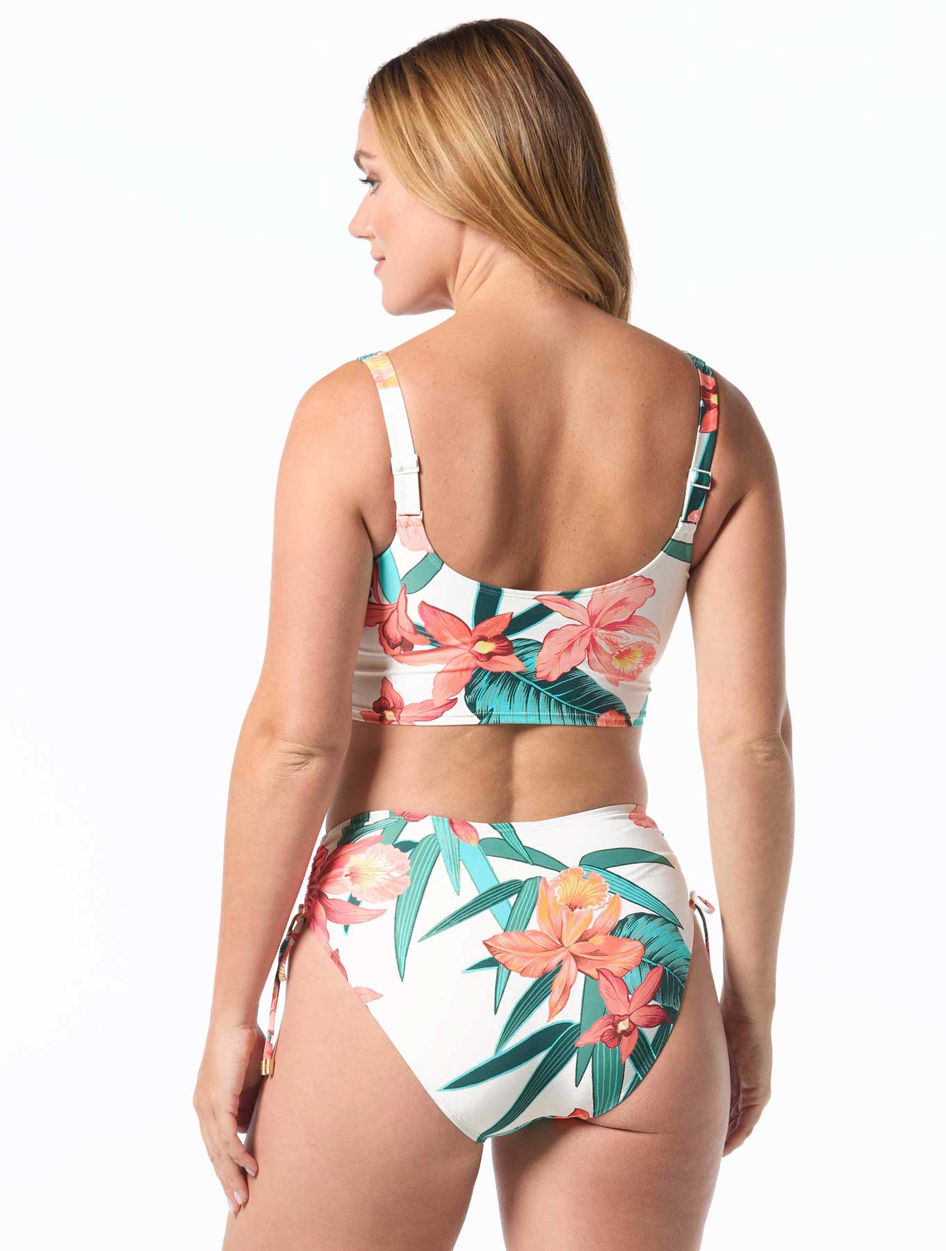 Coco Reef: Island Flora Bra Sized Shirred Underwire Bikini Top