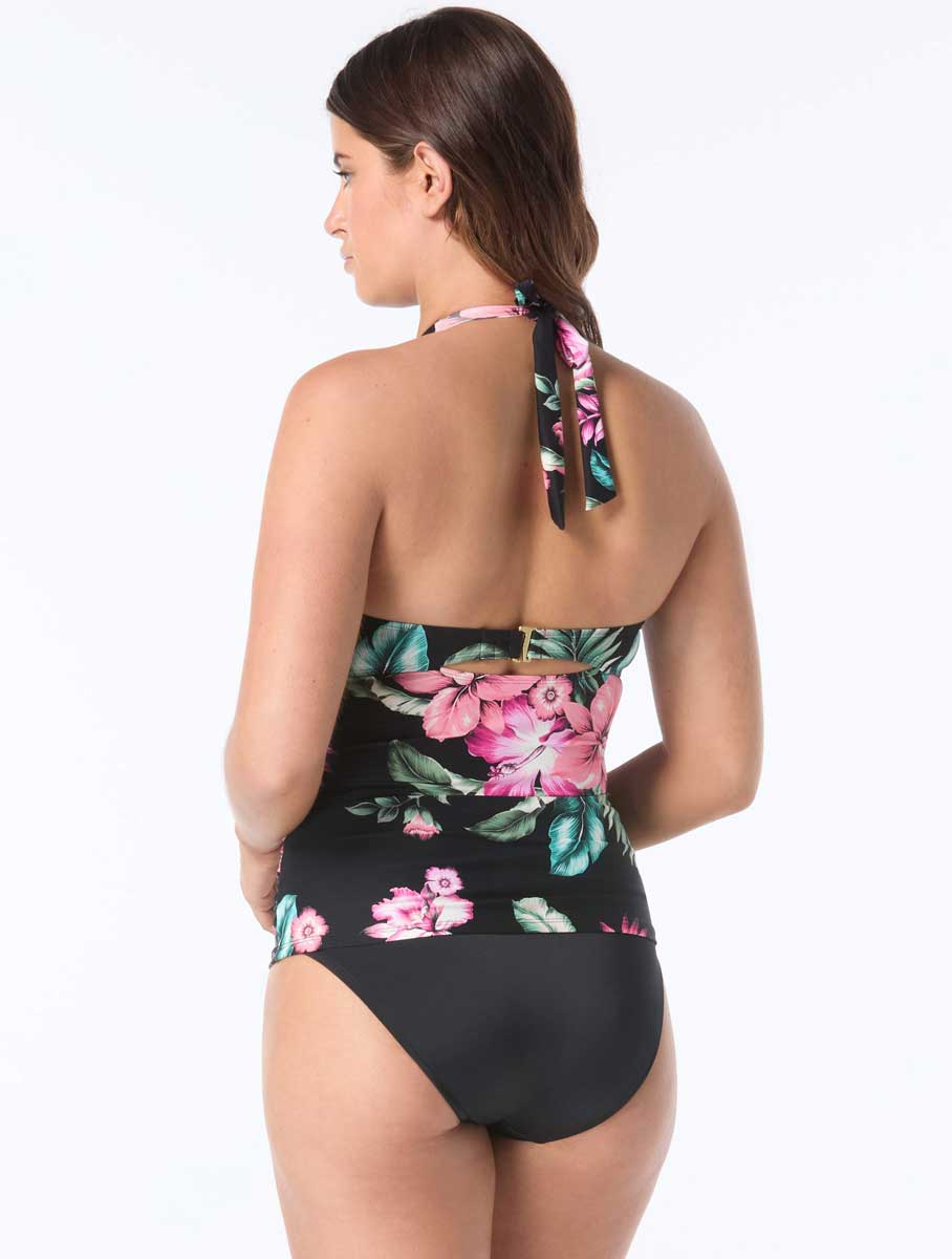 Coco Reef: Spiced Tropical Assure Bra Sized Push Up Wireless Tankini Top