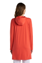 Coolibar: Cabana Long Zip-Up Hoodie Cover-Up