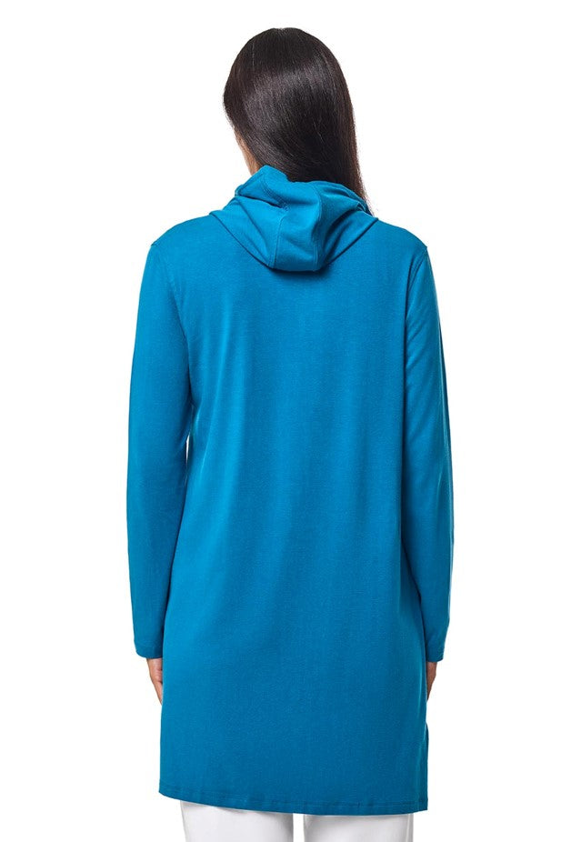 Coolibar: Cabana Zip-Up Hoodie Cover Up