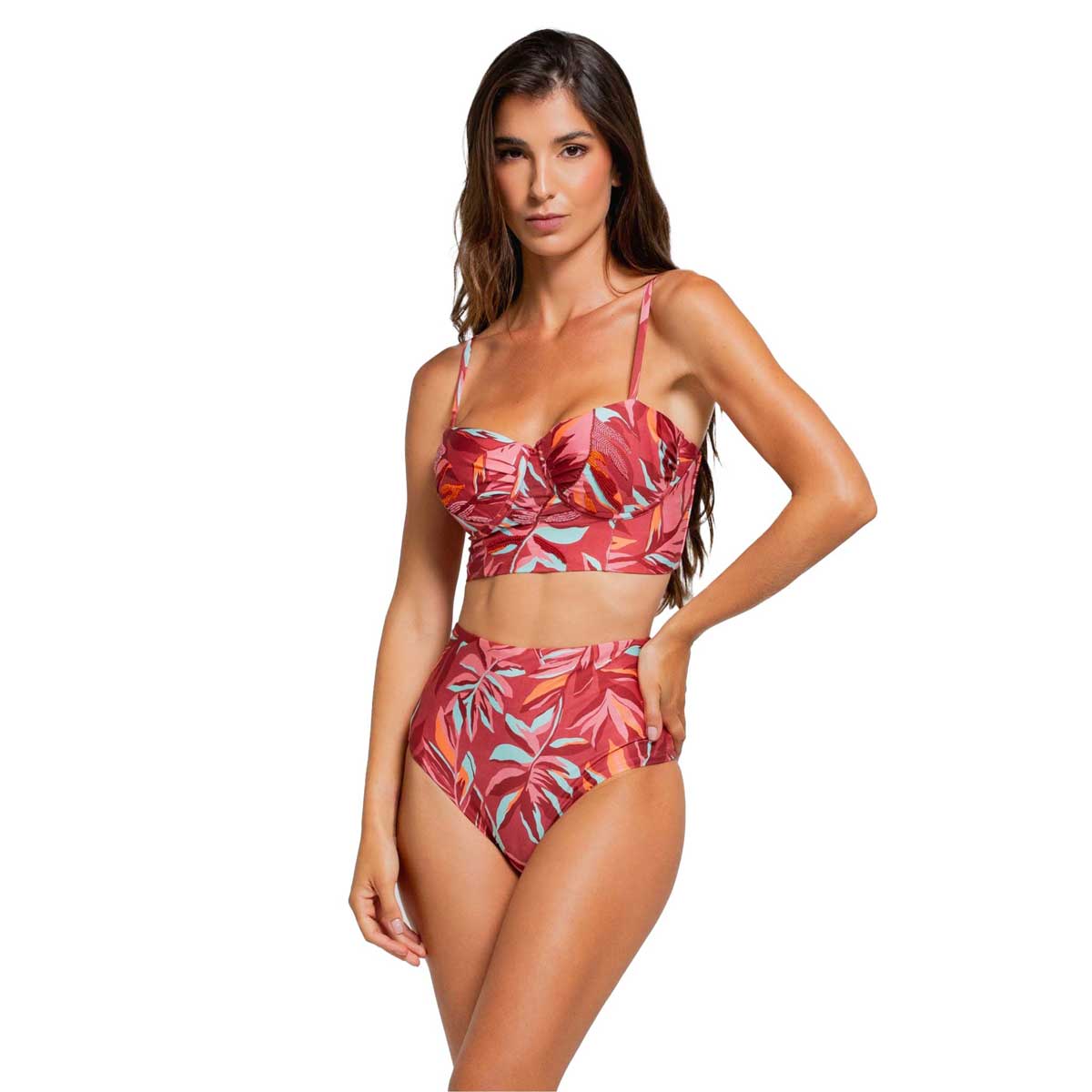 Cosita Linda: Rainforest Radiance Underwire Bustier Top