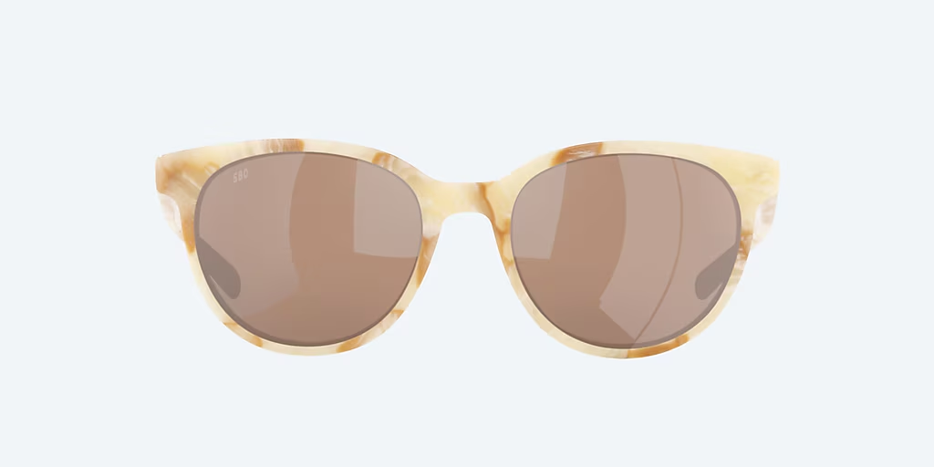 Costa: Isla Shiny Seashell Copper Mirror Polarized Glass
