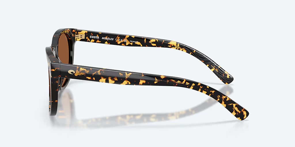 Costa: Middles Tortoise Copper Polarized Glass (580G)