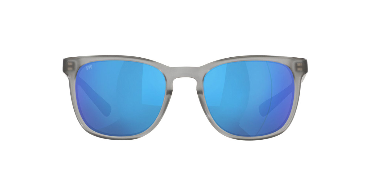 Costa Sullivan 230 Matte Gray Crystal Blue Mirror Polarized Sunglasses