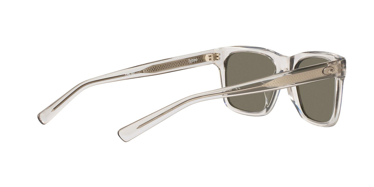 Costa: Tybee 282 Shiny Light Grey Crystal Blue Mirror Polarized