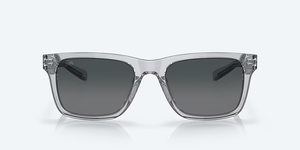 Costa: Tybee Shiny Light Crystal Gray Gray Gradient Polarized Glass (580G)