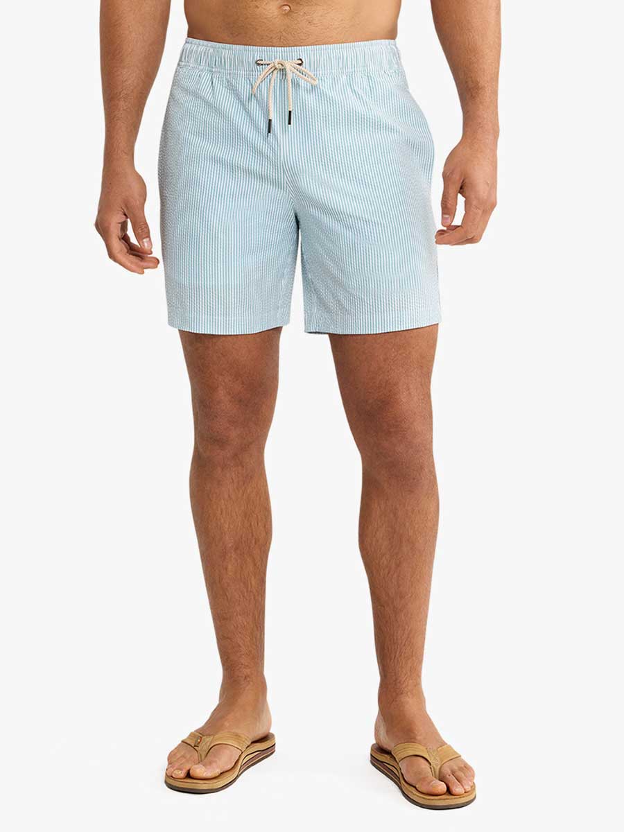 Fair Harbor: Bayberry Seersucker Trunk