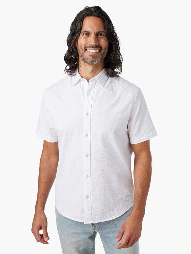 Fair Harbor: The White Seersucker Shirt