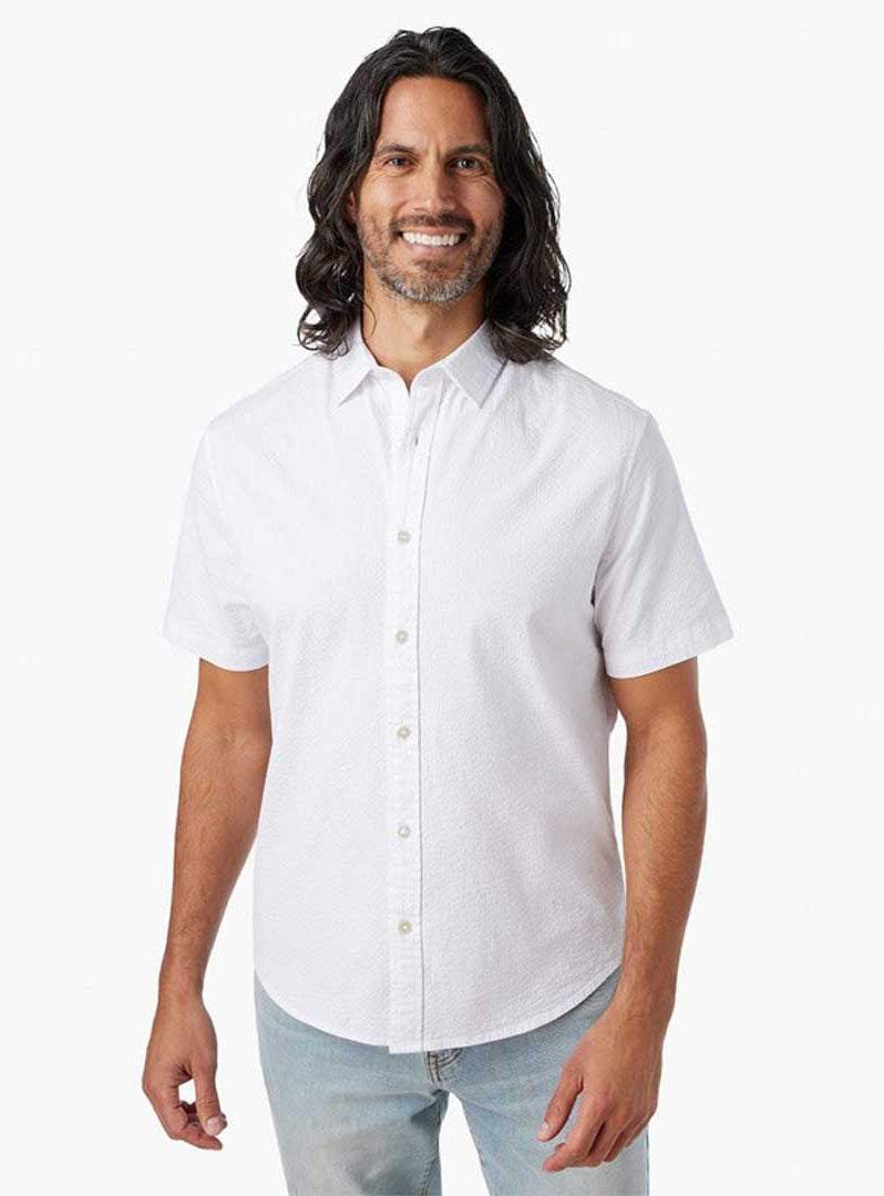 Fair Harbor: The White Seersucker Shirt
