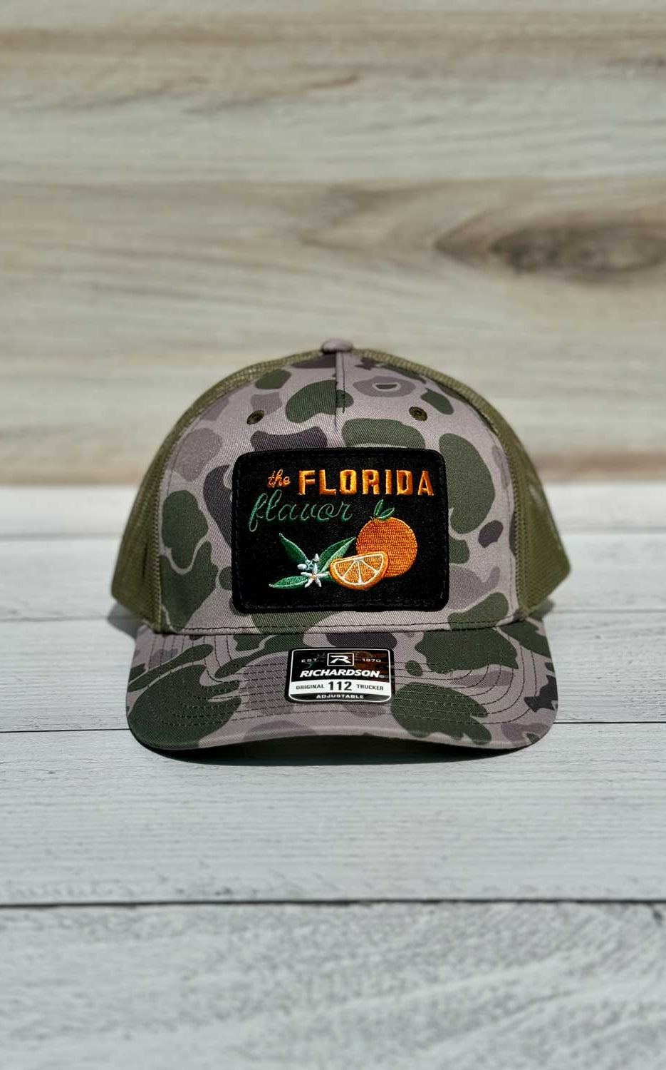 Florida Flavor:  Orange Grove Marsh Camo Hat