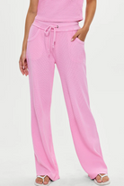 Frankies Bikinis: Blush Emma Thermal Low Rise Pants