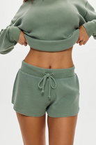 Frankies Bikinis: Solid Noah Thermal Mini Shorts