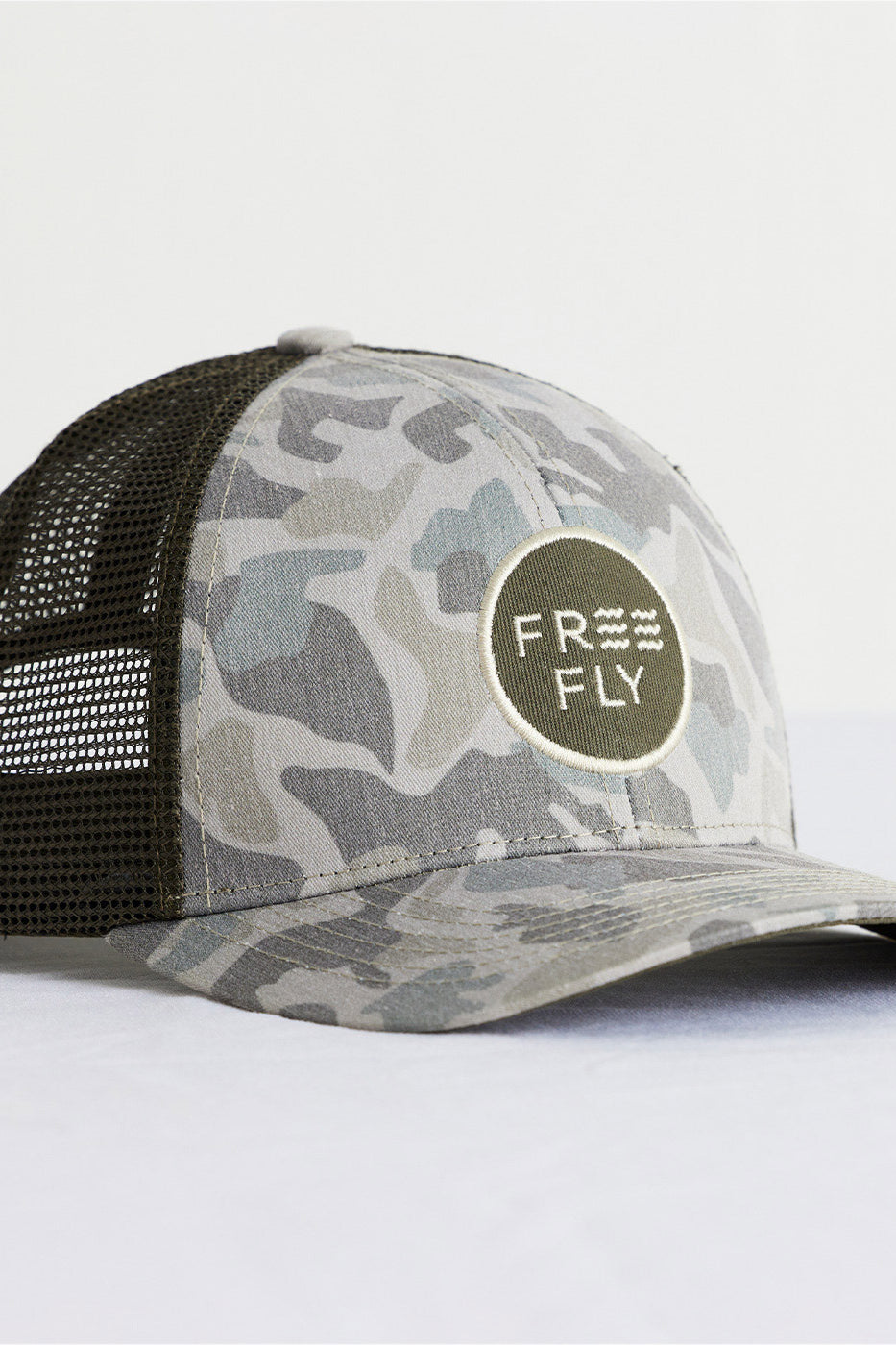 Free Fly: Men's Camo Trucker Hat