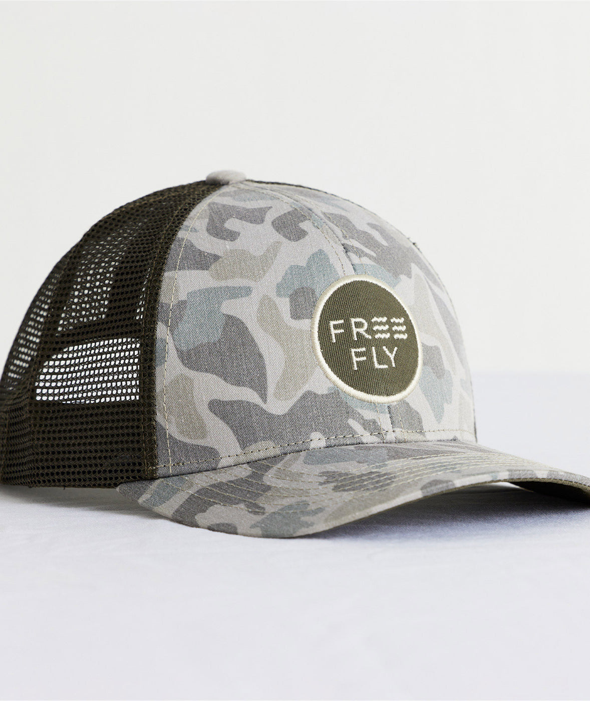 Free Fly: Men's Camo Trucker Hat