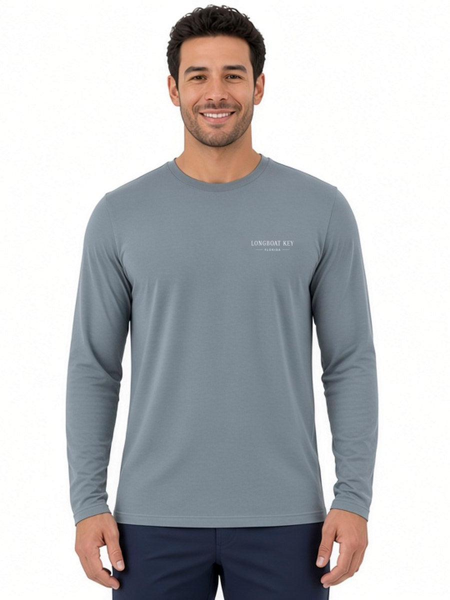 Island Daze: Quin Longboat Key Long Sleeve Rashguard