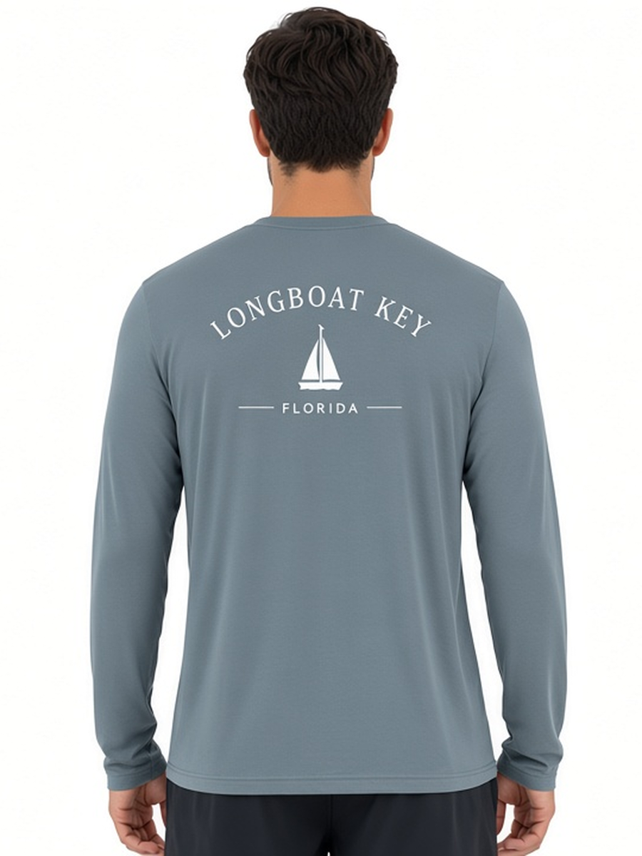 Island Daze: Quin Longboat Key Long Sleeve Rashguard