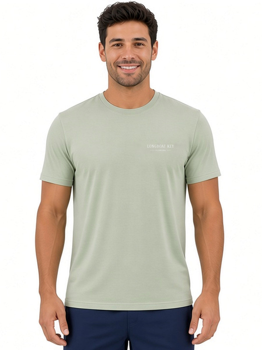 Island Daze: Quin Longboat Key Short Sleeve Rashguard - AVO