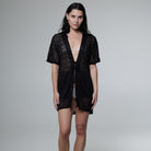 J.Valdi: Diamante Open Front Kimono