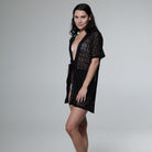 J.Valdi: Diamante Open Front Kimono