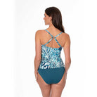 Jatzen: Palm Camouflage Eden Cami Tankini Top
