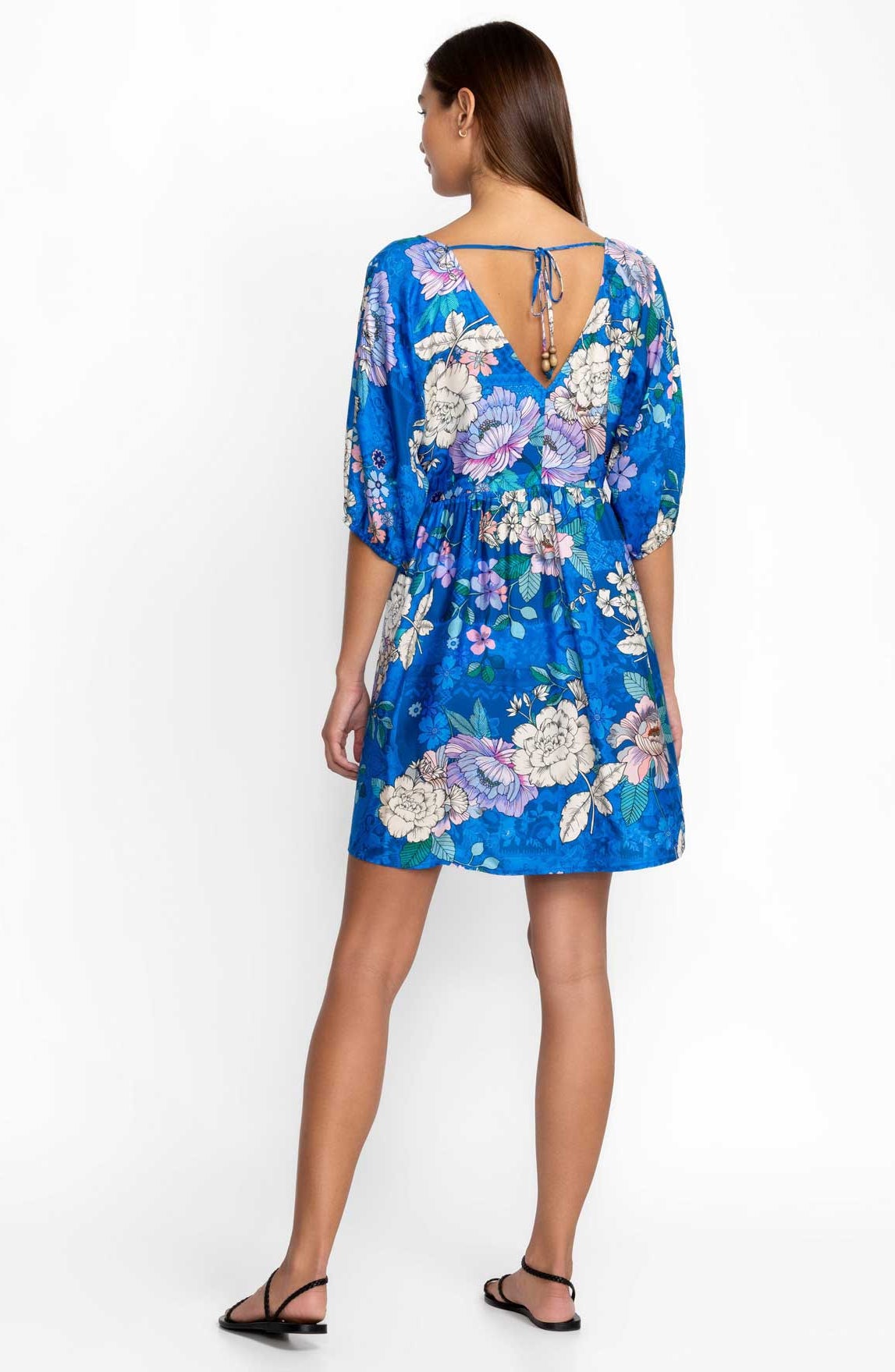 Johnny Was: Blue Dove A-line Cover Up Dress
