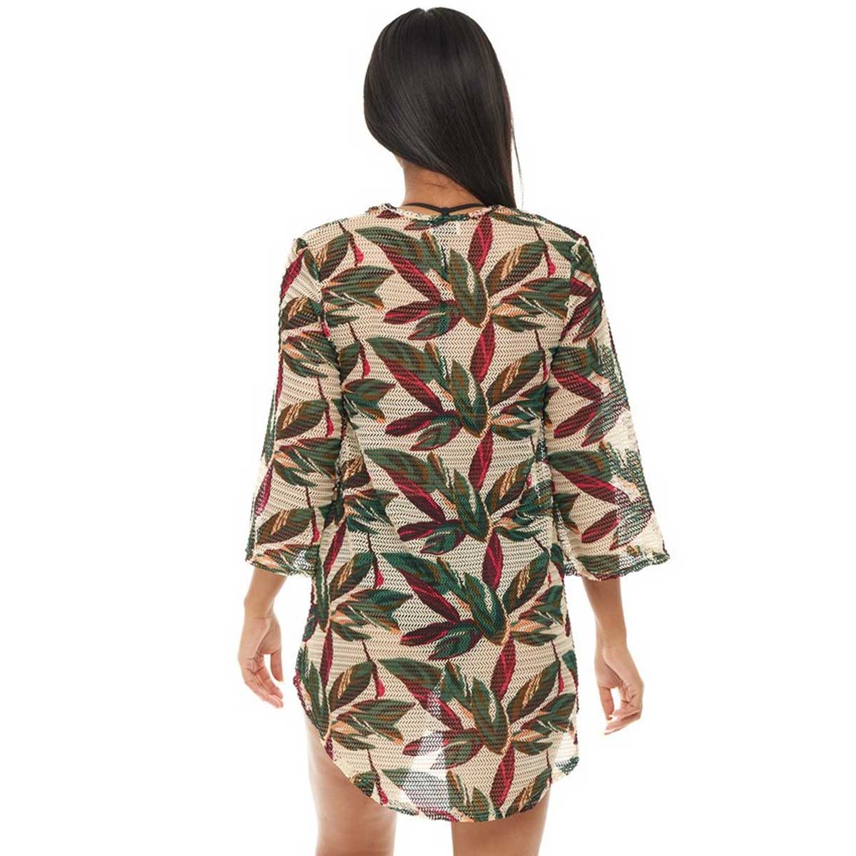 Jordan Taylor: Chevron Bell Sleeve V-Neck Tunic