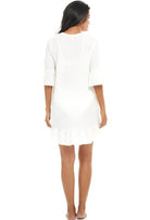 Jordan Taylor: Krinkle Ruffle Dress