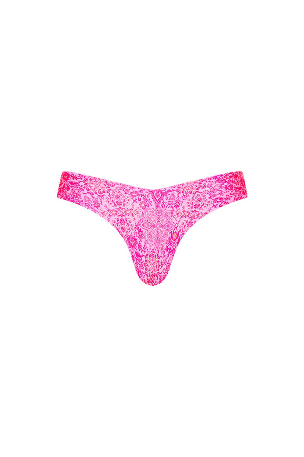Kulaini Kinis: Rose Quartz Cheeky V Bikini Bottom