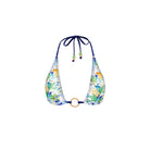 Kulani Kinis: Blue Crush Lace Stitch Ring Halter Bikini Topi