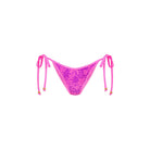 Kulani Kinis: Bubble Berry Binded Dipped Cheeky Tie Bikini Bottom