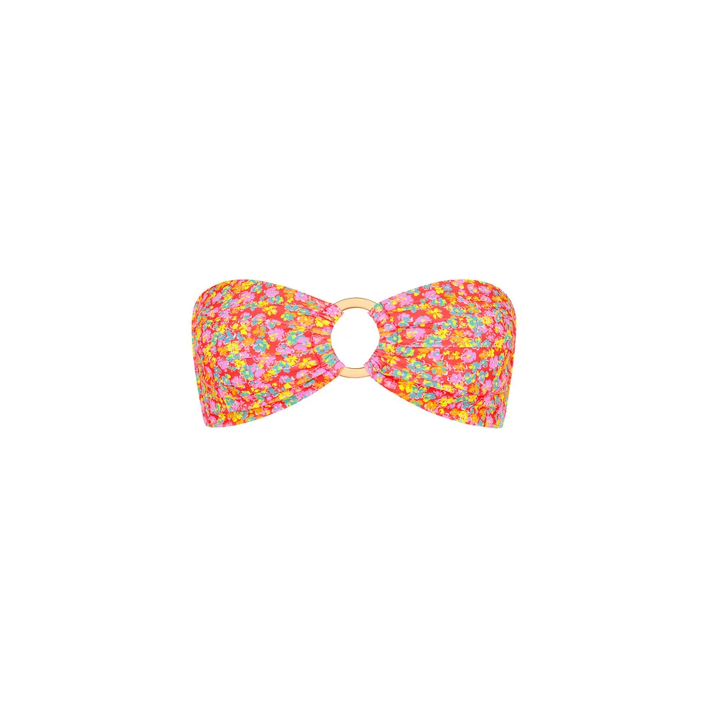 Kulani Kinis: Bubble Pop Strapless Bandeau Bikini Top